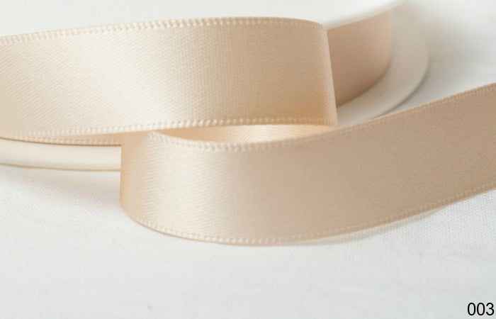 Sand Oatmeal Shindo Satin Ribbon 12100 003