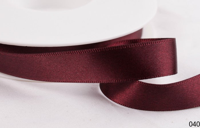 Burgundy Wine Shindo Satin Ribbon 12100 040