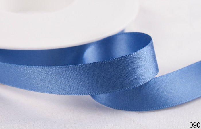 Deep Cornflower Blue Shindo Satin Ribbon 12100 090