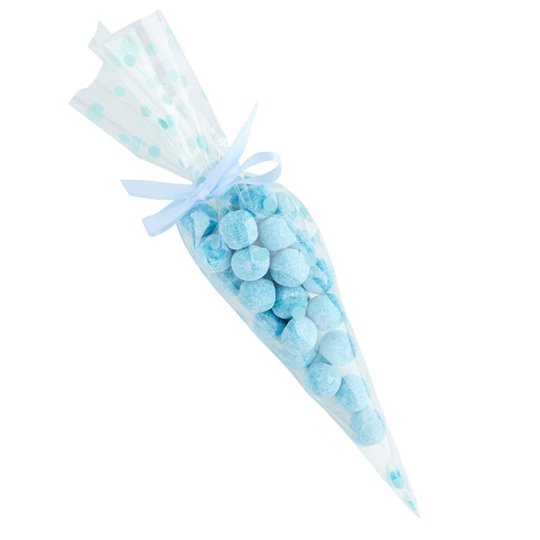 10 Sweet Cones with Ribbon - Boy