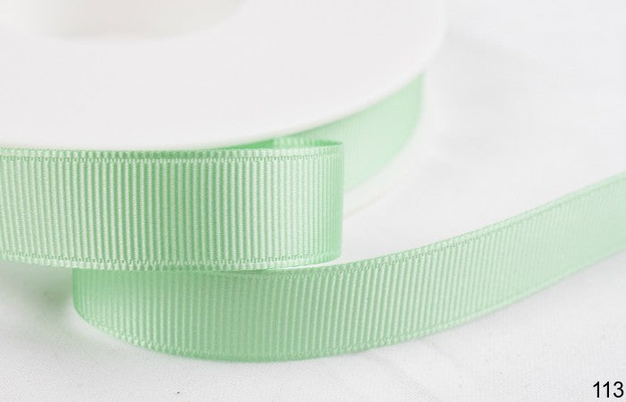 Peppermint Green Shindo Grosgrain Ribbon 15102 113