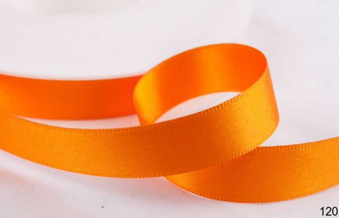 Bright Orange Shindo Satin Ribbon 12100 120