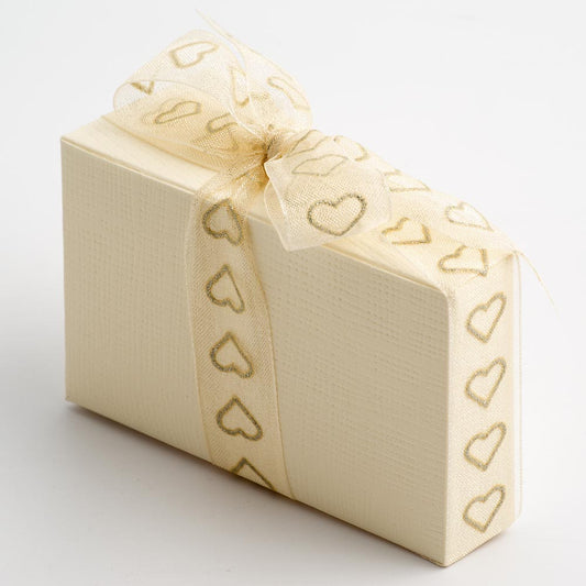 Ivory Silk Cake Box 80x35x50