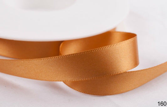 Antique Old Gold Shindo Satin Ribbon 12100 160