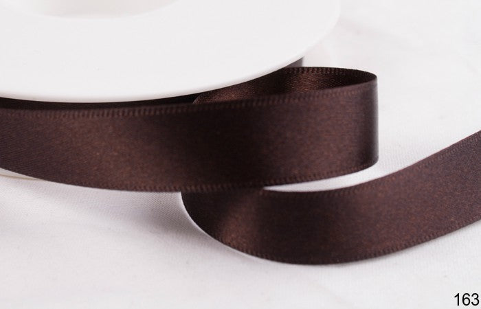 Dark Brown Shindo Satin Ribbon 12100 163