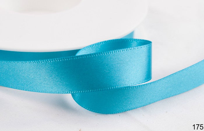 Turquoise Teal Blue Shindo Satin Ribbon 12100 175