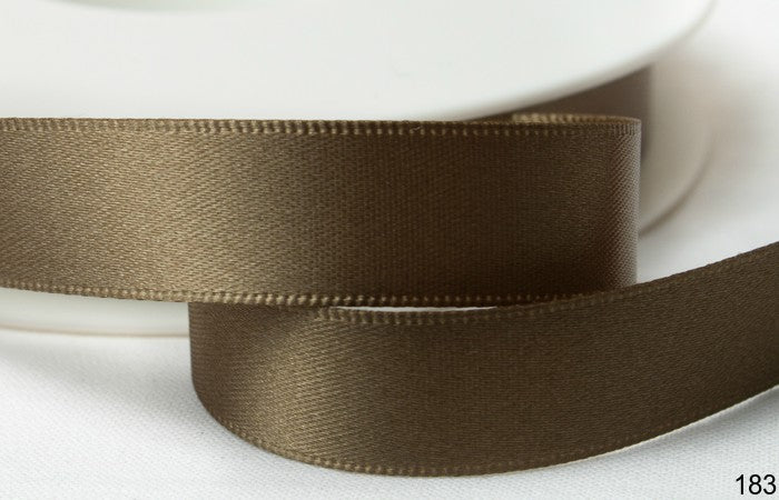 Khaki Green Shindo Satin Ribbon 12100 183