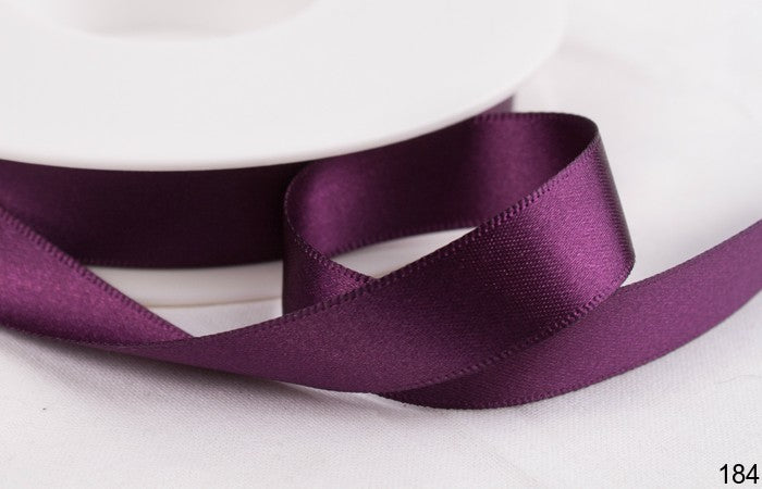 Aubergine Shindo Satin Ribbon 12100 184