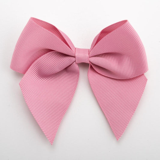 Antique Pink 10cm Grosgrain Bow - Self Adhesive