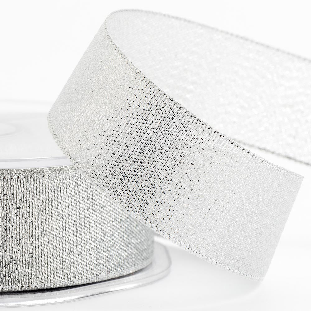 Silver Lurex Ribbon