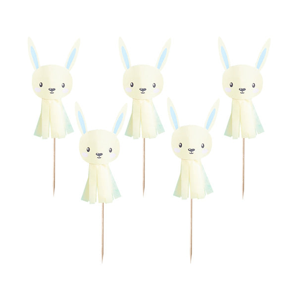 6 Tassel Cake Picks - Unisex