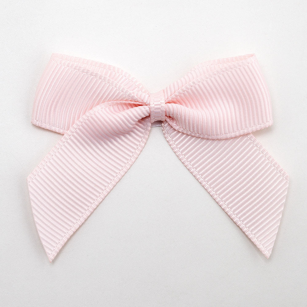 Blush Pink 5cm Grosgrain Bows - Self Adhesive