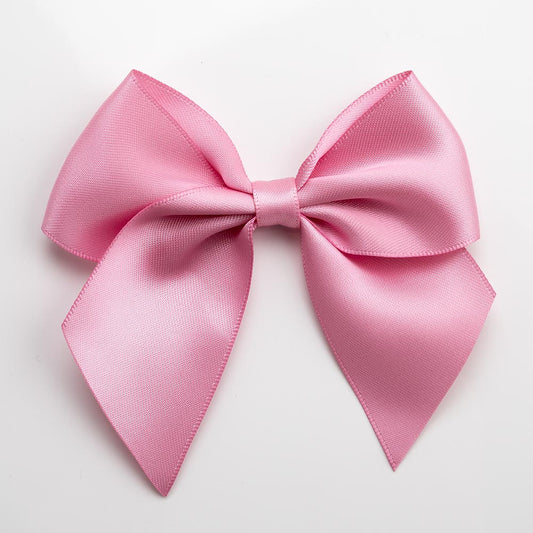 Antique Pink 10cm Satin Bows – Self Adhesive