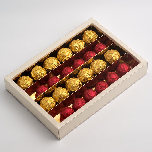 Antique White Pelle Chocolate Box 215x145x35