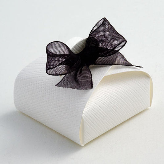 Antique White Silk Mini Astuccio 47x47x17