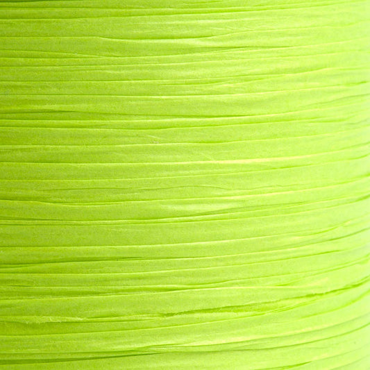 Apple Green Paper Raffia Ribbon