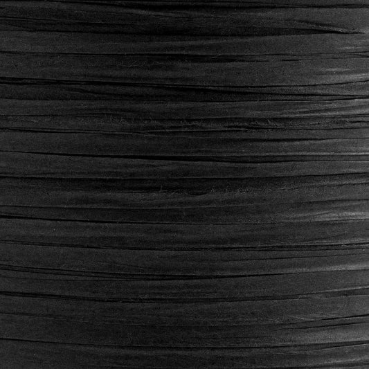 Black Paper Raffia Ribbon