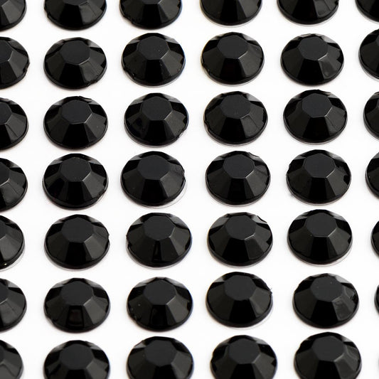 Black Self Adhesive Diamantes