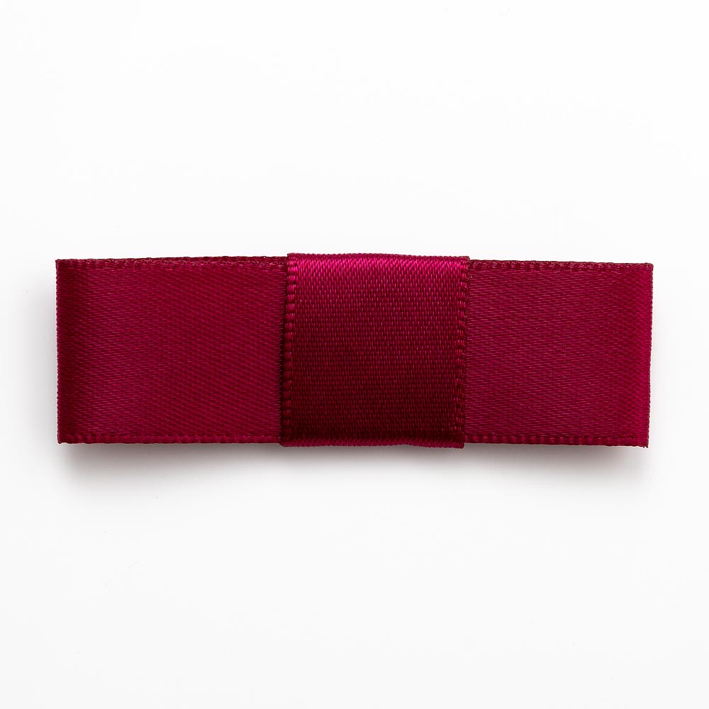 Burgundy 5cm Dior Satin Bows - Self Adhesive