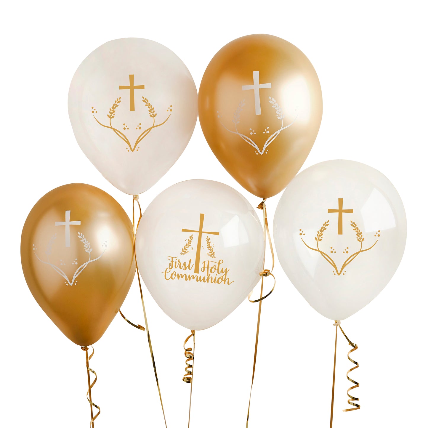 Communion Balloons 5pk 12 Inch