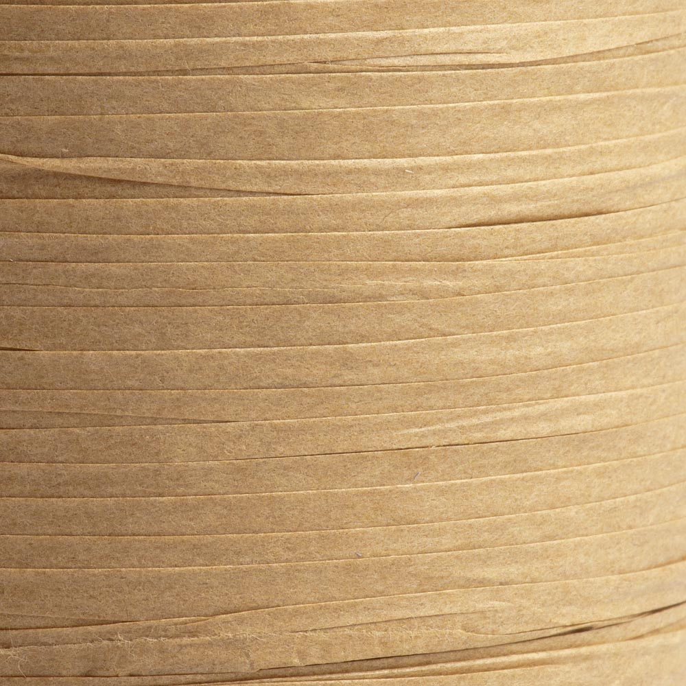 Caramel Paper Raffia Ribbon