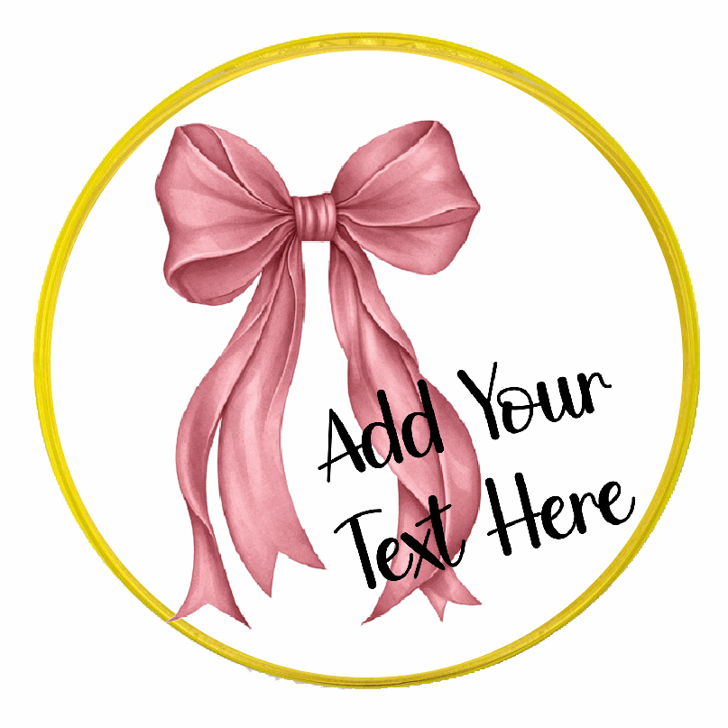 Personalised Chocolate Party Favours and Love Heart Rolls - Dusky Pink Bow