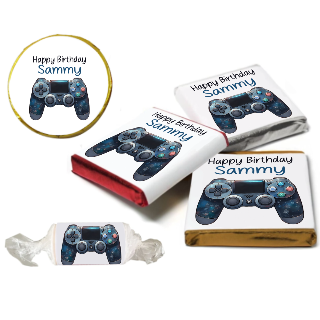 Personalised Gaming Controller Chocolate Neapolitan Sweets