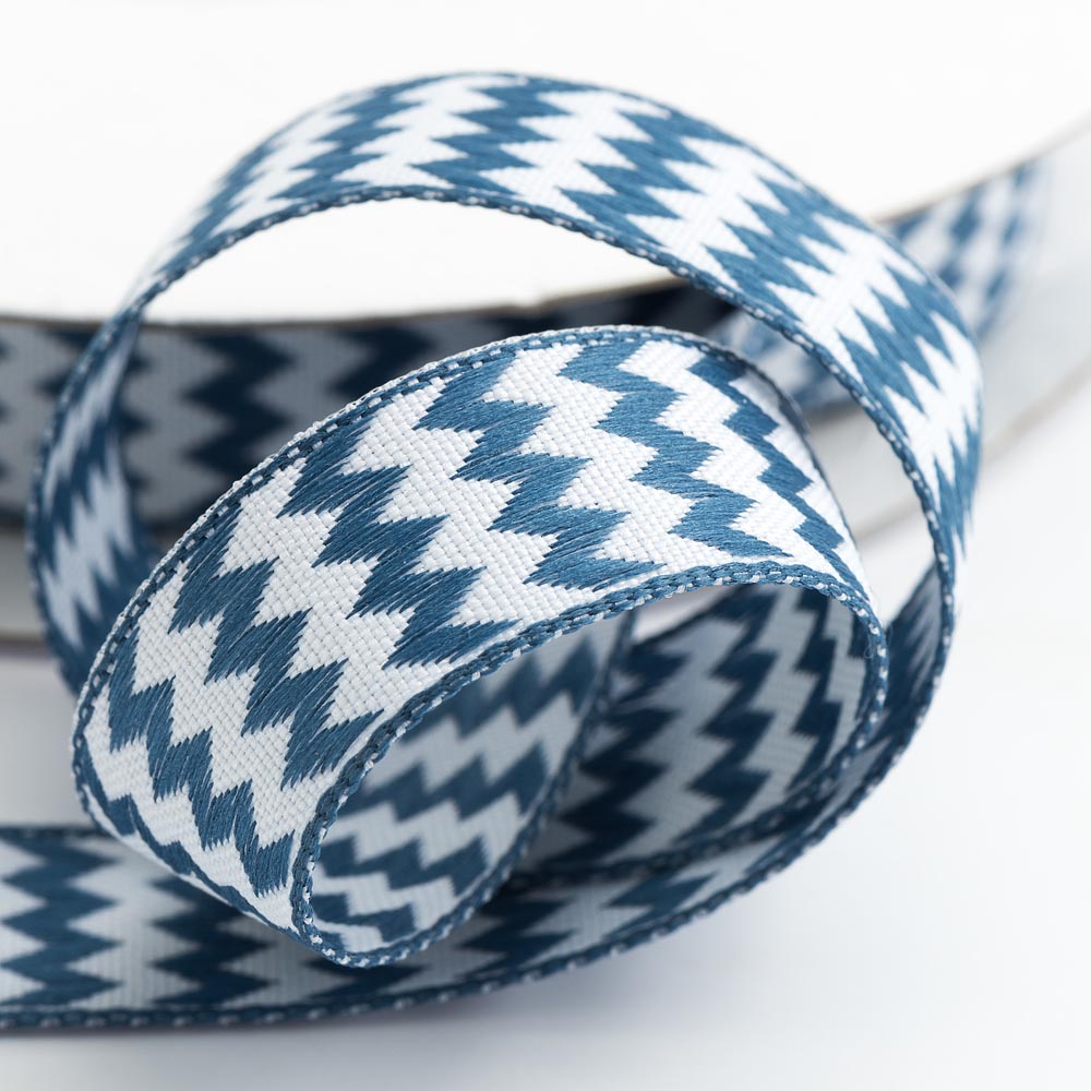 Dark Blue Chevron Ribbon
