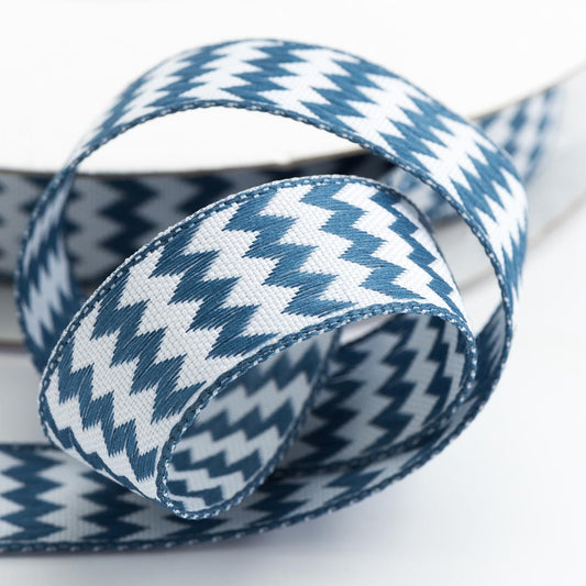 Dark Blue Chevron Ribbon