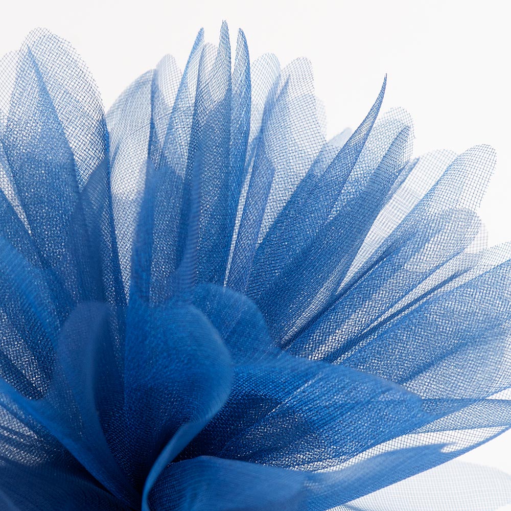 Dark Blue Cristal Tulle Peaked Edge Organza Tulles Pack of 50