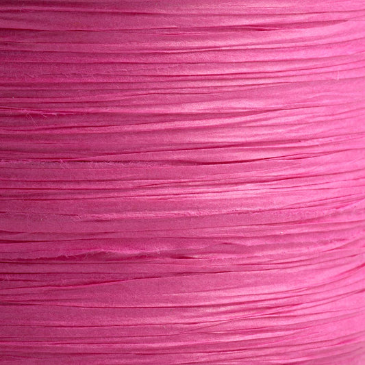 Fuchsia Paper Raffia Ribbon