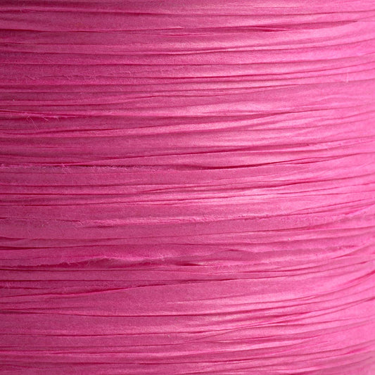 Fuchsia Paper Raffia Ribbon