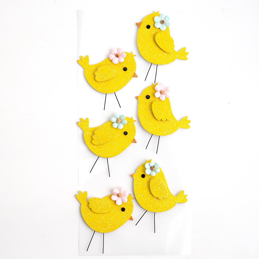 Glitter Chicks 6 Pack