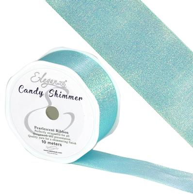 Ice Blue Candy Shimmer Ribbon No.98