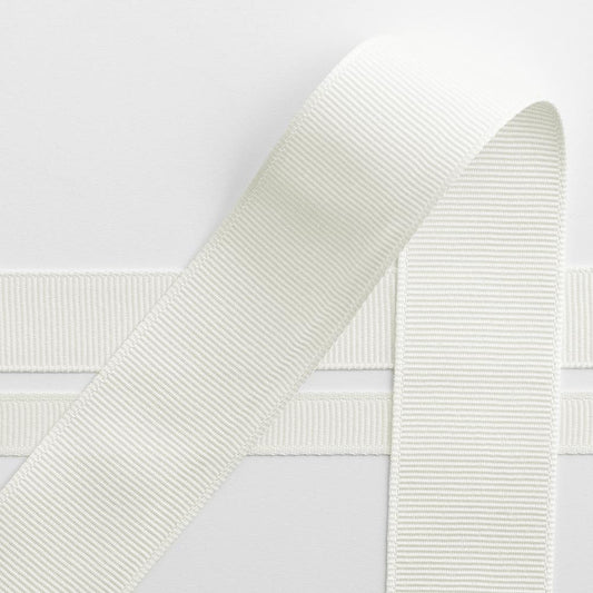 Ivory Grosgrain Ribbon