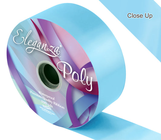 Light Blue 50mm Poly Ribbon No.25