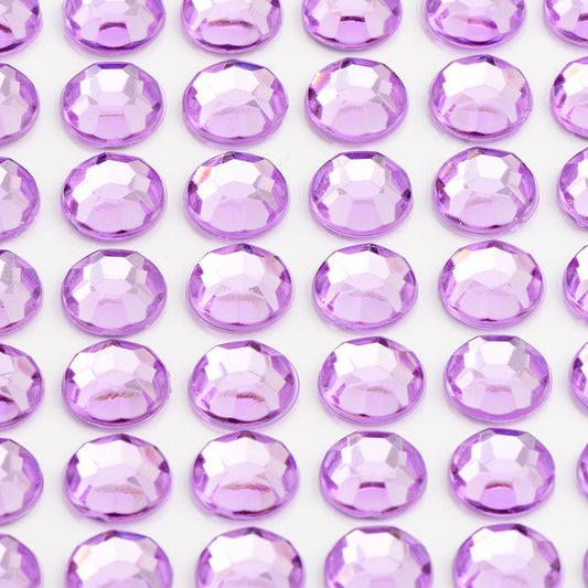 Lilac Self Adhesive Diamantes