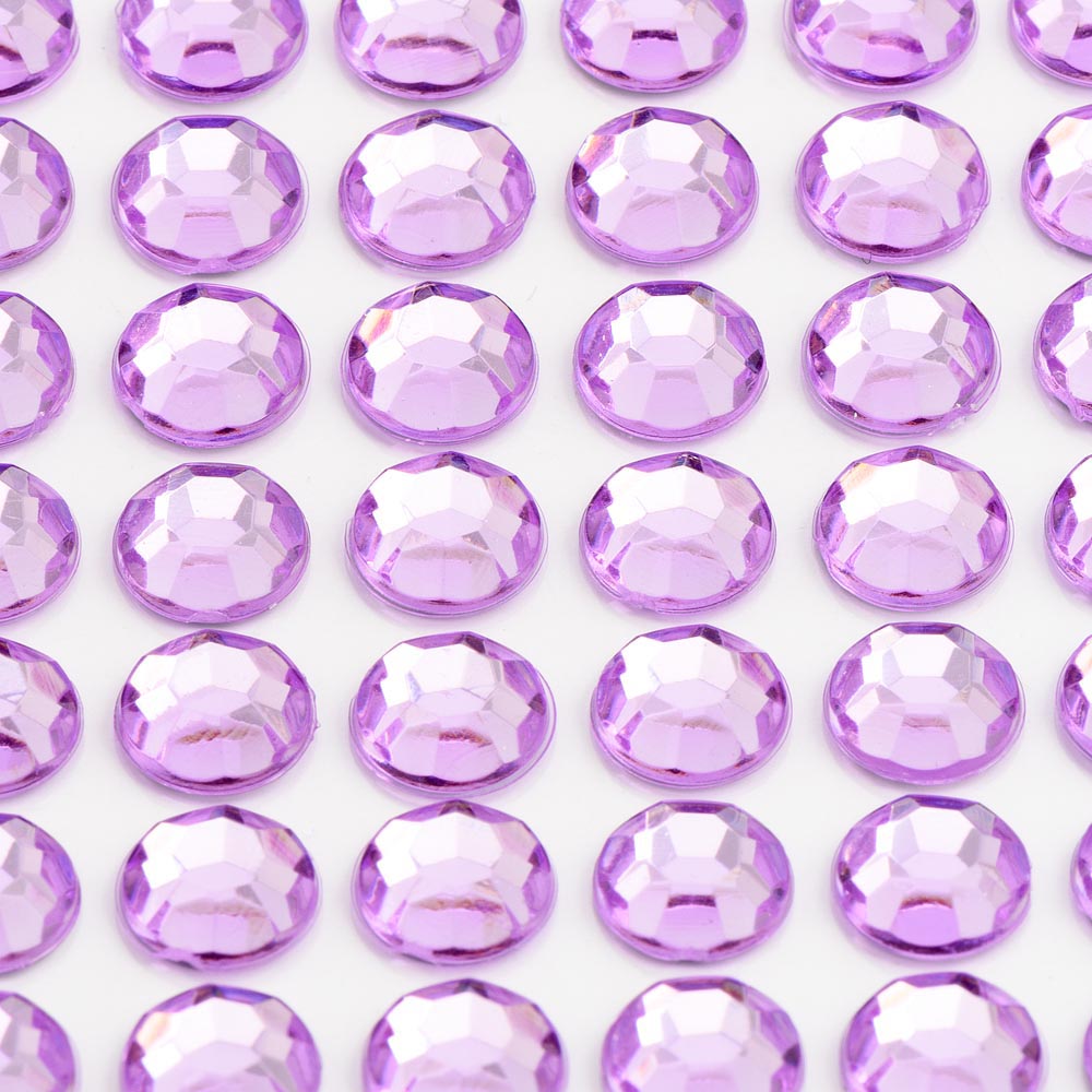 Lilac Self Adhesive Diamantes