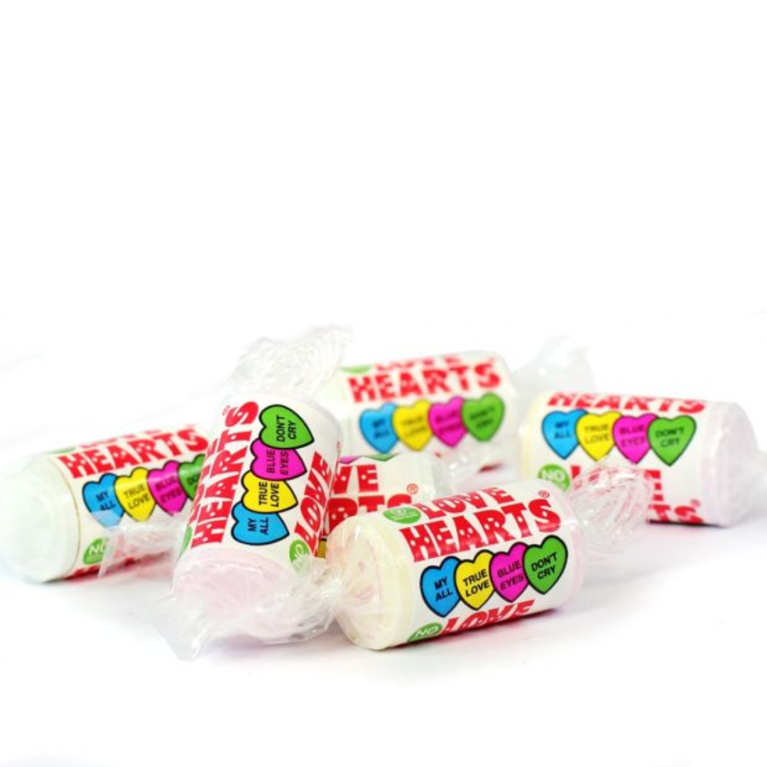 Swizzels Mini Love Heart Roll - Perfect Tables