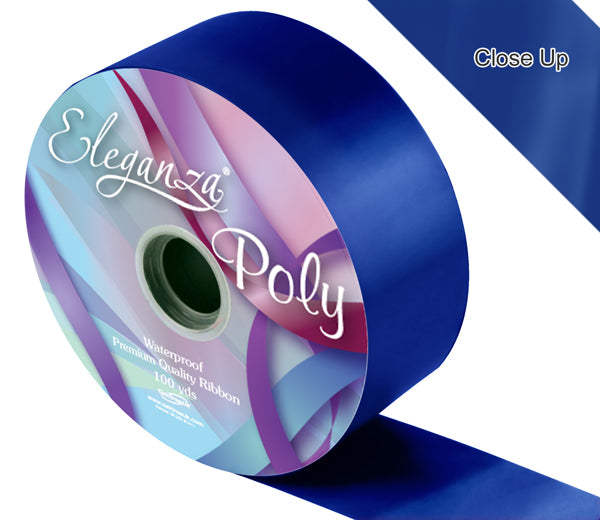 Navy 50mm Poly Ribbon No.19