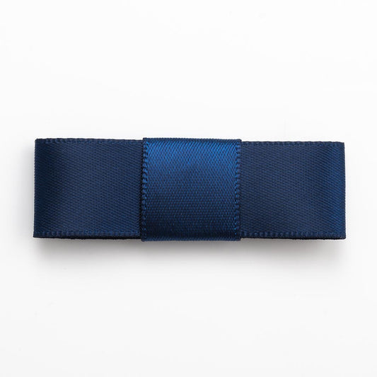 Navy 5cm Dior Satin Bows - Self Adhesive
