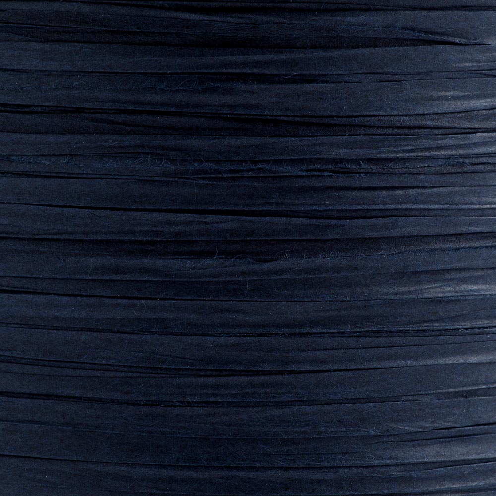 Navy Paper Raffia Ribbon