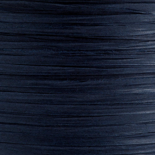 Navy Paper Raffia Ribbon