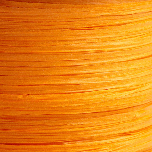 Orange Paper Raffia Ribbon