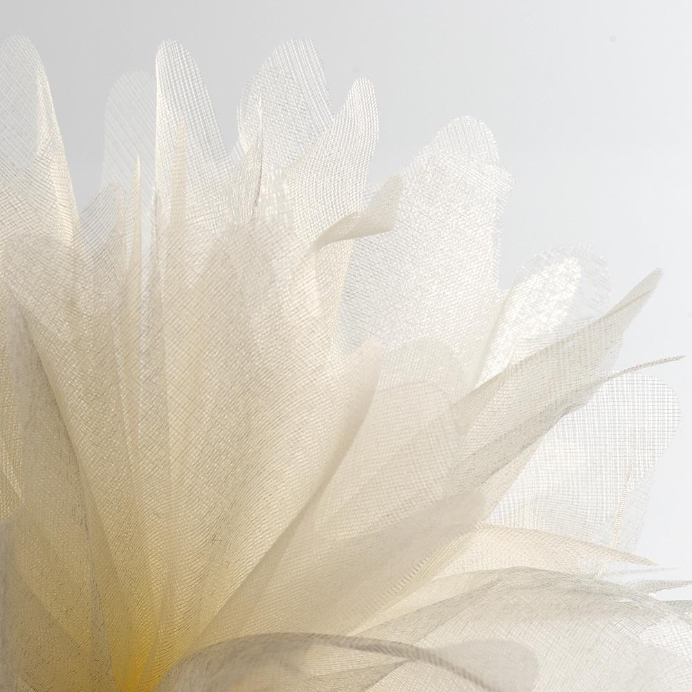 Pale Ivory Cristal Tulle Peaked Edge Organza Tulles Pack of 50