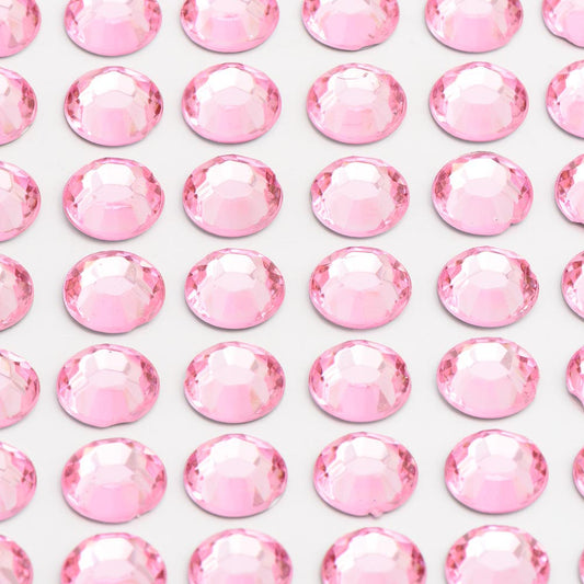 Pale Pink Self Adhesive Diamantes
