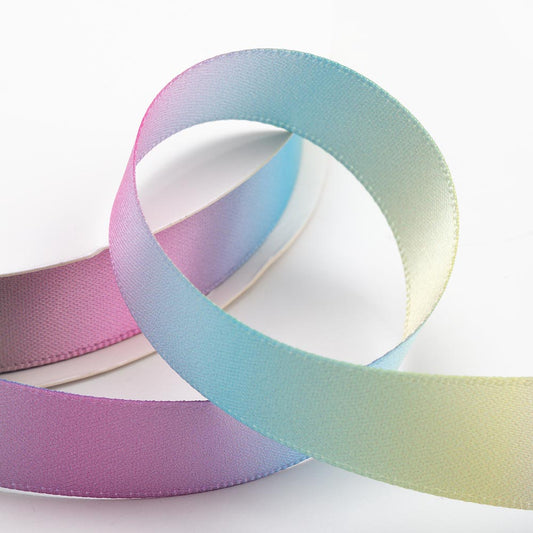 Pastel Rainbow Satin Ribbon