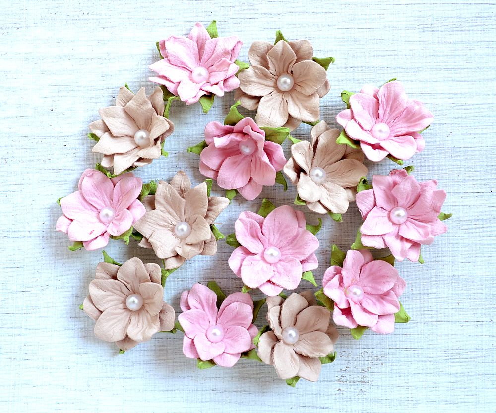 Pink Blush Pearl Centre Pack of 14