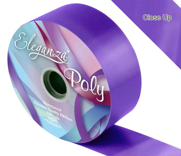 Purple 50mm Poly Ribbon No.36