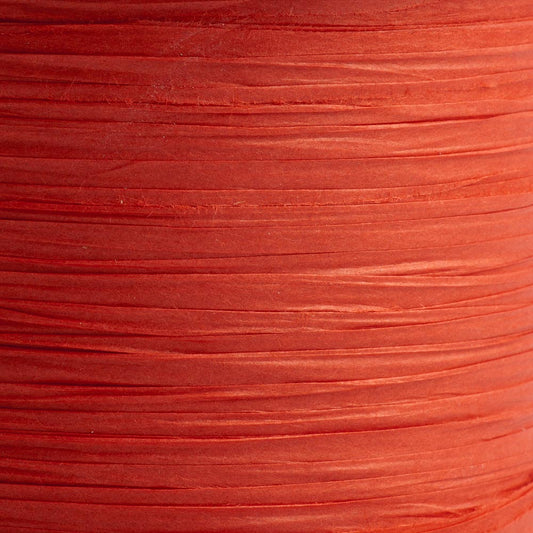 Red Paper Raffia Ribbon